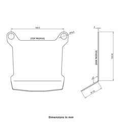 Pyramid Plastics Shock Shield | Black | KTM 1290 Superduke R 2020> | 819900