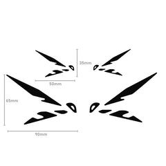 Decals Matte Black