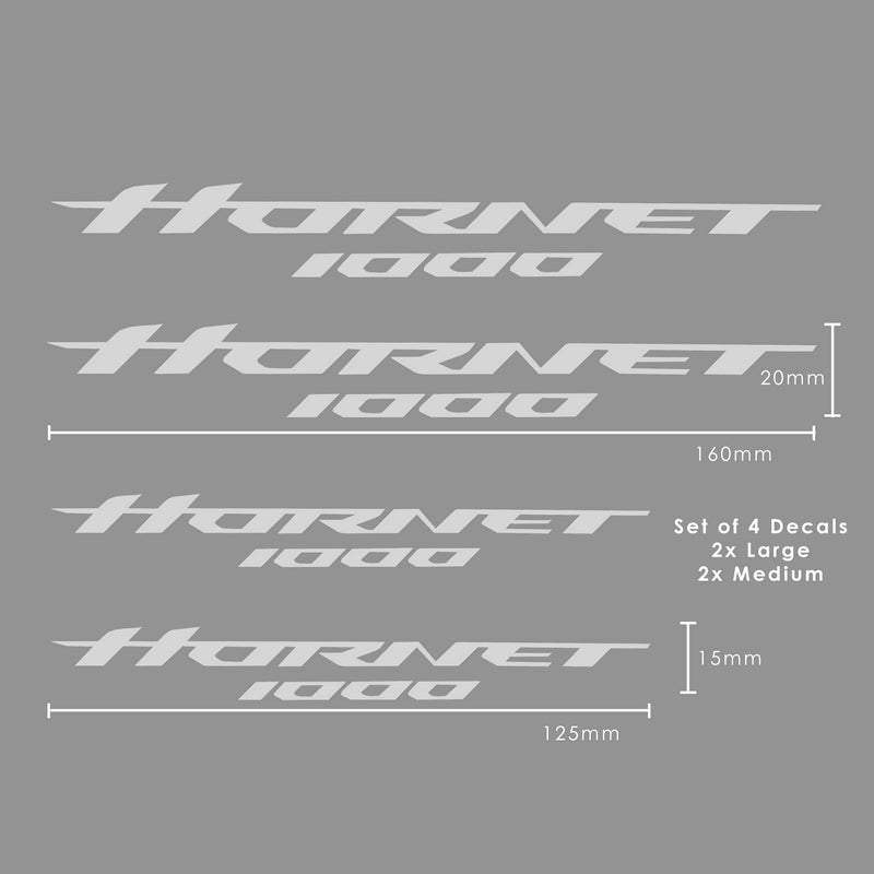 Decals - Hornet Logo Set Of 4 White