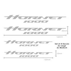 Decals - Hornet Logo Set Of 4 Grey