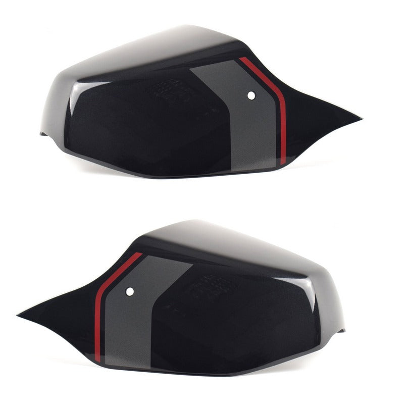 Decals Seat Cowl Grey & Red Set