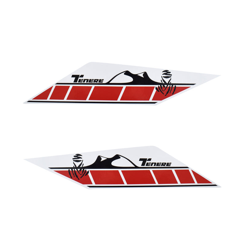 Decals Rear Side Panel Graphic Red