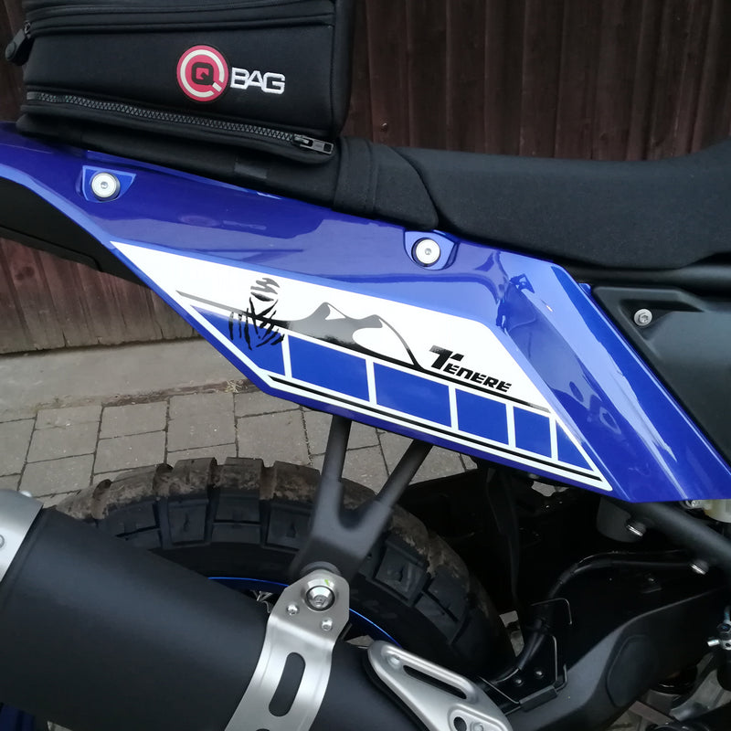 Decals Rear Side Panel Graphic Red