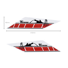 Decals Rear Side Panel Graphic Red