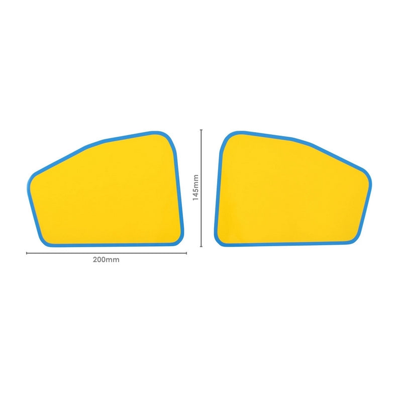 Decals Seat Cowl Number Board Set Blue & Yellow