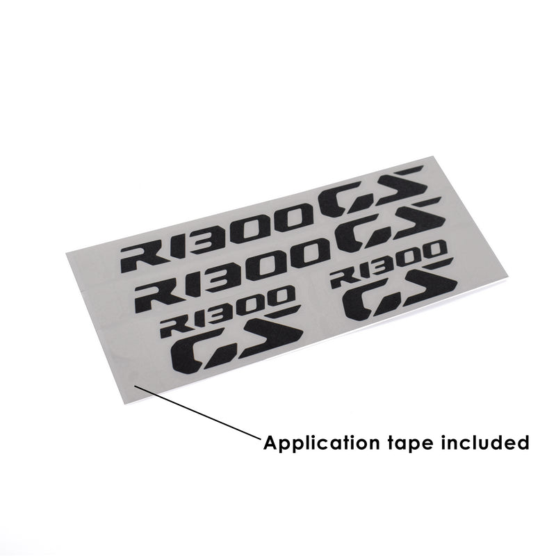 Decals Logo Black Set Of 4