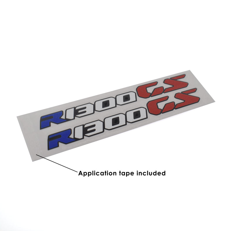 Decals Logo Blue & Red Set Of 2