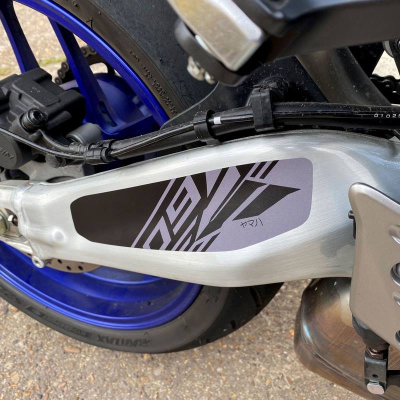 Pyramid Decals (Set of 6) | Black & Grey | Yamaha MT-09 2021> | BRA08200B