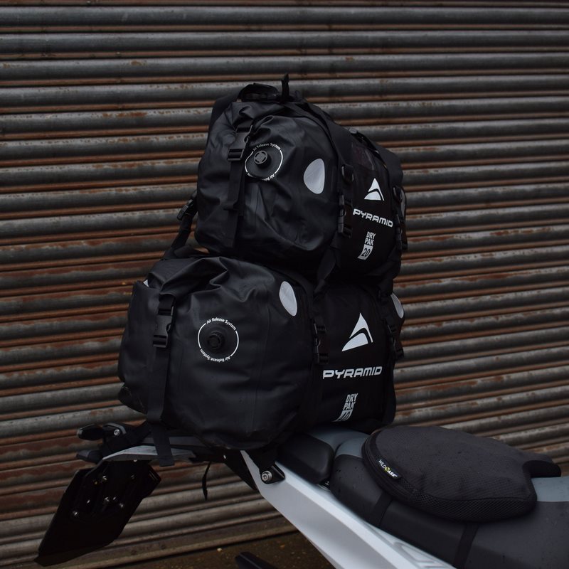 Waterproof Motorcycle Duffle Bag Bundle Black