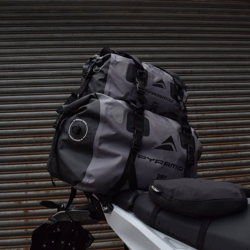 Waterproof Motorcycle Duffle Bag Bundle Grey