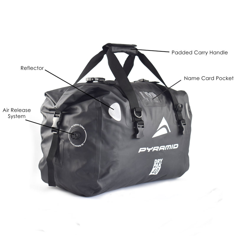 Waterproof Motorcycle Duffle Bag Bundle Grey