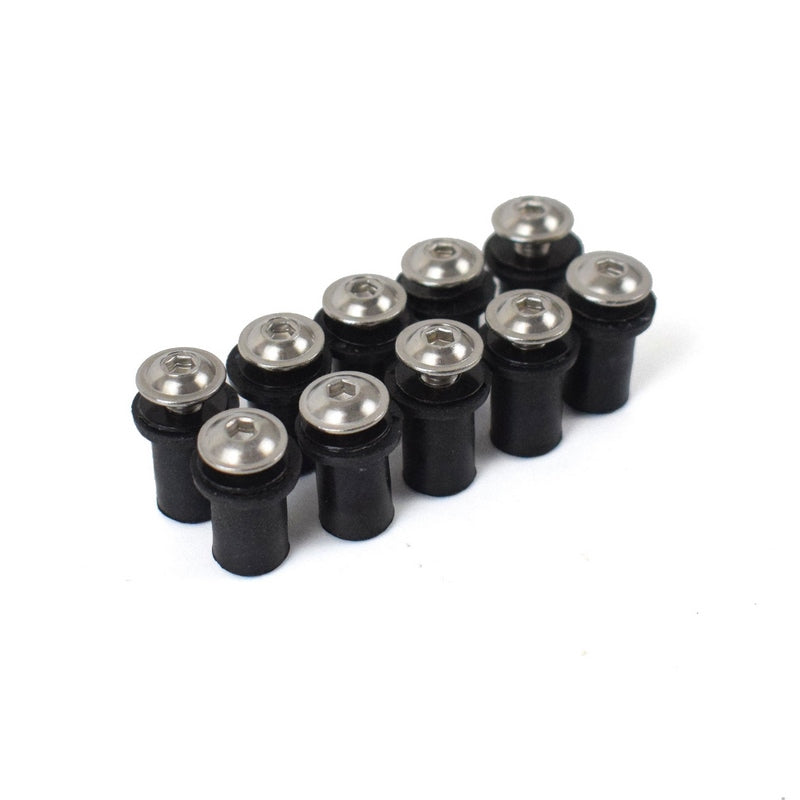 M4 X 16 Screen Kit - Silver (Pack Of 10)