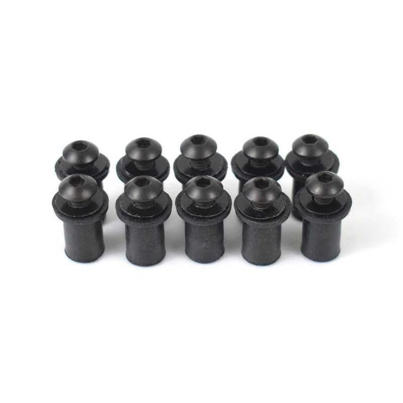 M4 X 16 Screen Kit - Black (Pack Of 10)