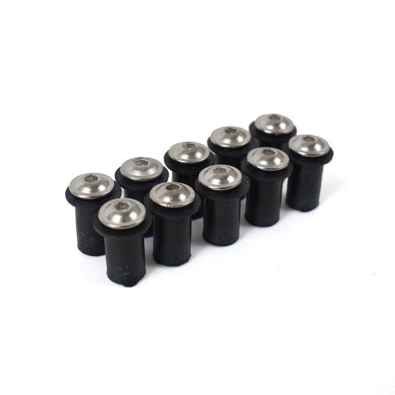 M5 X 16 Screen Kit - Silver (Pack Of 10)