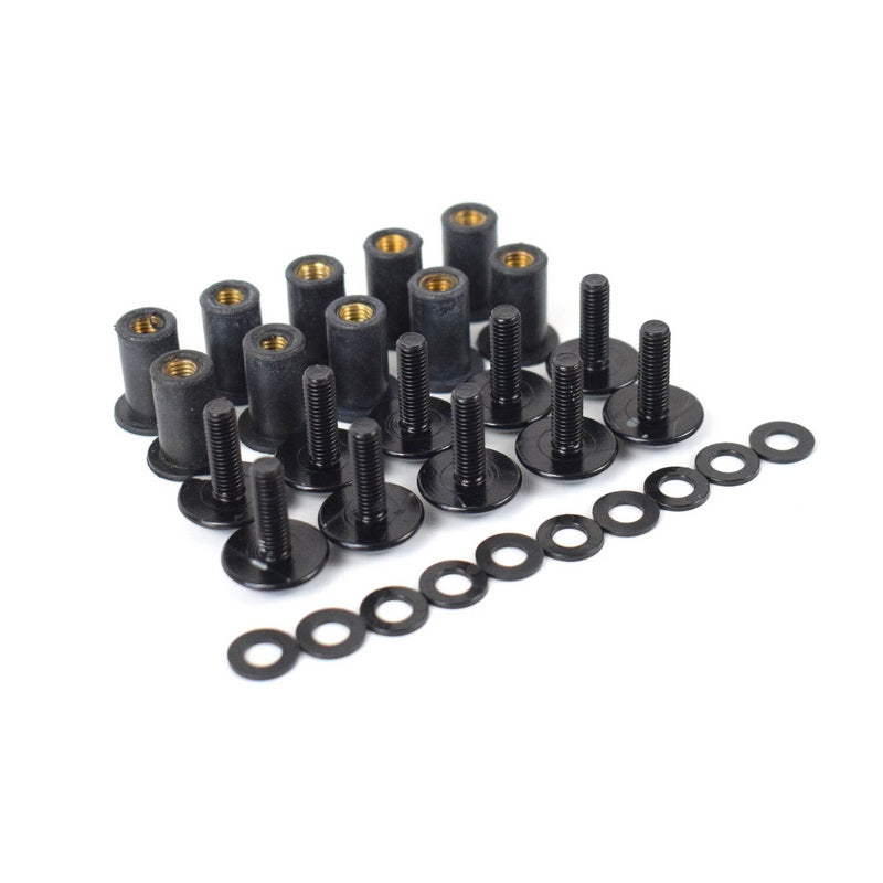M5 X 16 Screen Kit - Black (Pack Of 10)