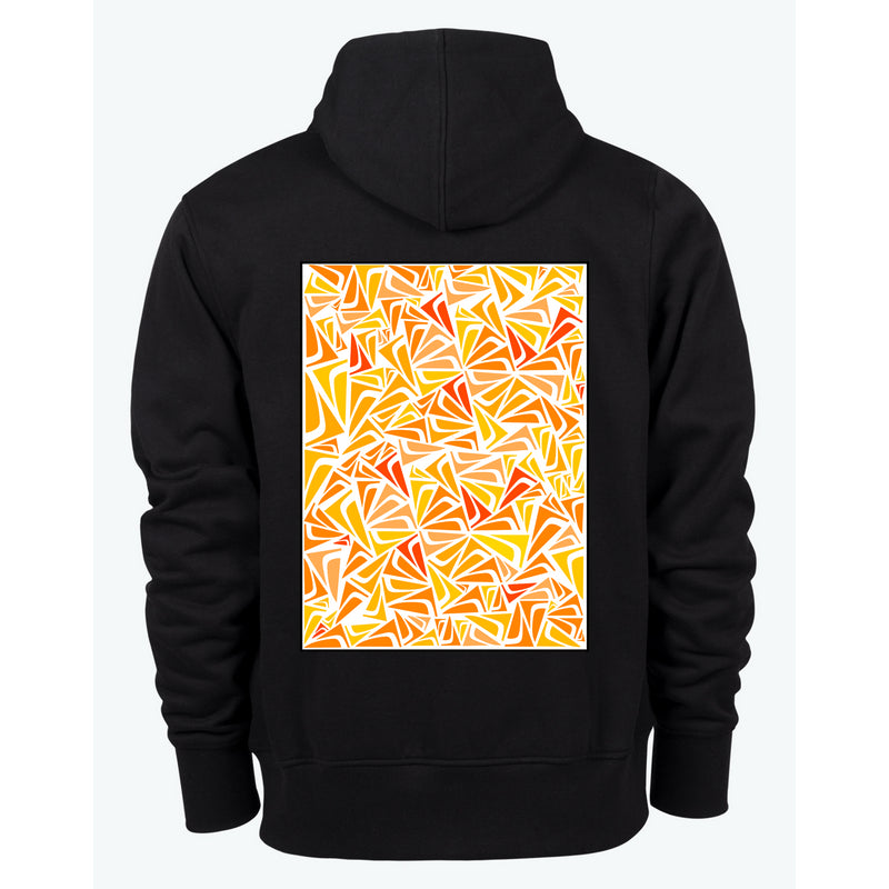 Mosaic Hoodie Black