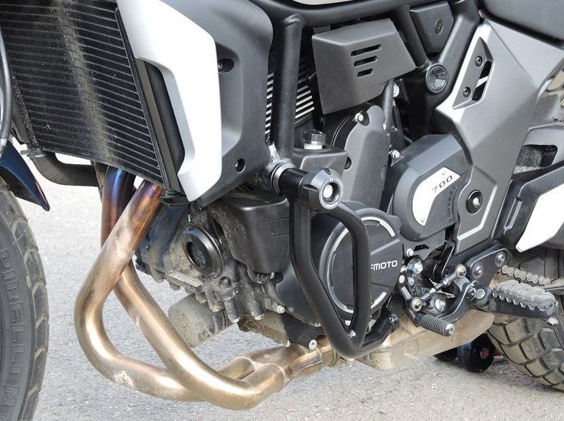 RD Moto Crash frames CFmoto 700CL-X Heritage, BLACK MATT | CF159KDPH01