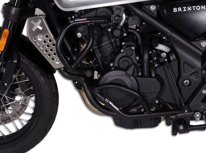 RD Moto Crash frames Brixton 500 Crossfire - upper part + lower part, BLACK | CF163KD