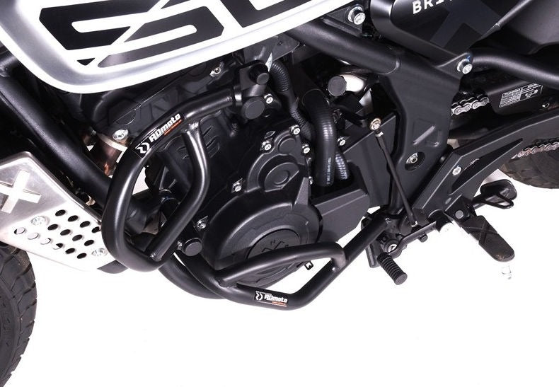 RD Moto Crash frames Brixton 500 Crossfire - upper part + lower part, BLACK | CF163KD