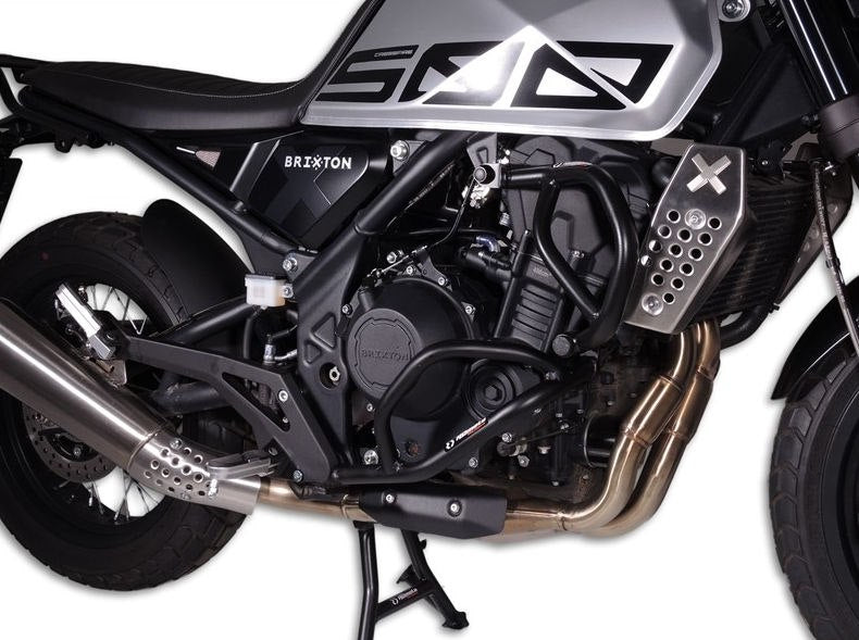 RD Moto Crash frames Brixton 500 Crossfire - upper part + lower part, BLACK | CF163KD