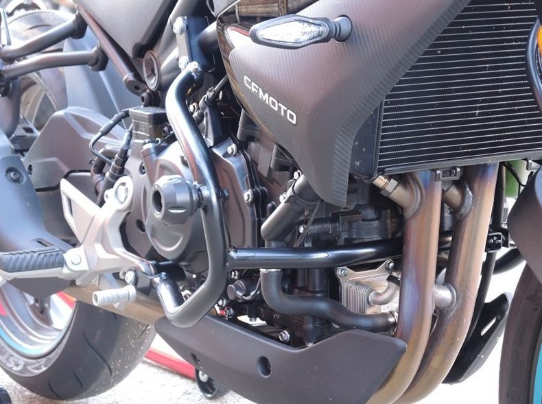 RD Moto Crash frames CFmoto NK450, BLACK DIM | CF183KD