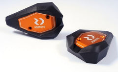 Rd Moto Crash Sliders Ktm 390 Duke 2018- (Color: Orange Aluminum Anodized/Base Color: Black) | KTM10S-SL01-O