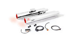 Silencer With Luminous End Cap And Asc – Can-Bus Actuated Sound System, Stainless Chrome, Racing