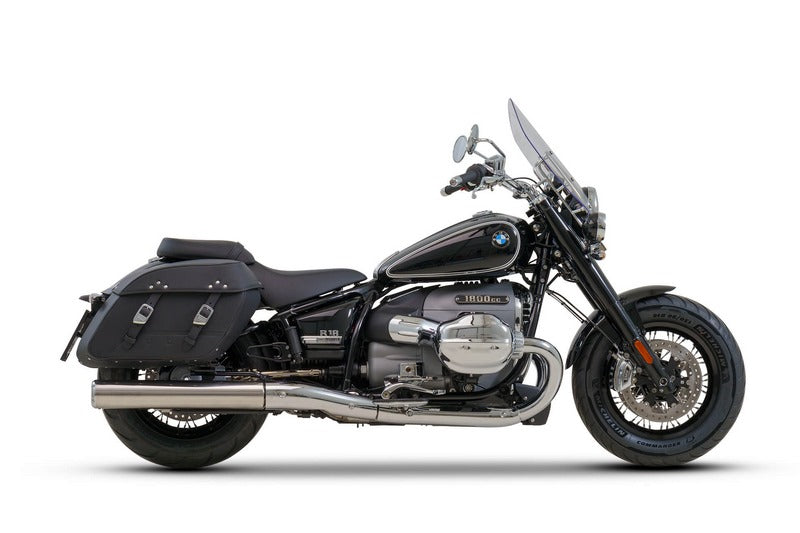 Racing Custom Slip On L/R Stainless Chrome, Endcap V2 2 Pcs., Alloy Chrome