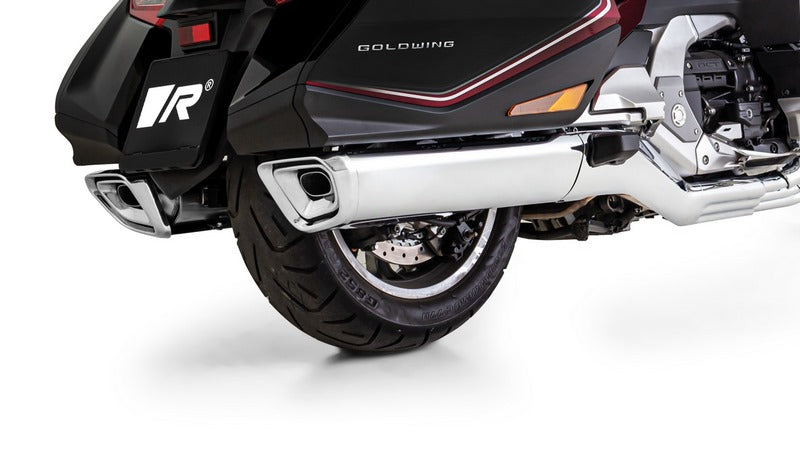Goldwing Slip On Sport Exhaust With Asc System Left-Right System, Original Exhaust Cover Remains On Bike, Incl. EC- Approval