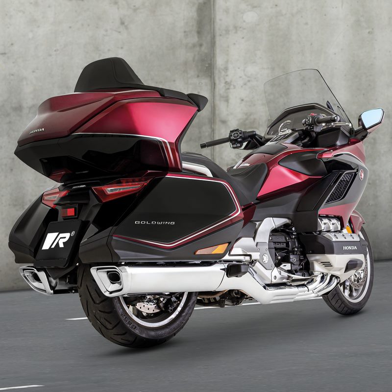 Goldwing Slip On Sport Exhaust With Asc System Left-Right System, Original Exhaust Cover Remains On Bike, Incl. EC- Approval