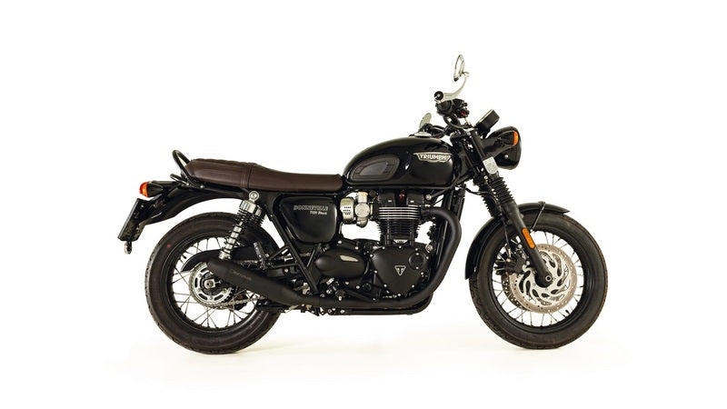 Custom Tapered Exhaust Left/Right Ø 84 mm, Stainless Black, Incl. EC- Approval