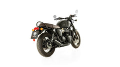 Custom Tapered Exhaust Left/Right Ø 84 mm, Stainless Black, Incl. EC- Approval