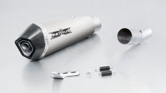 Hypercone, Racing Slip On Muffler With Removable Sound Insert, Titanium, 65 mm, Without Homologation