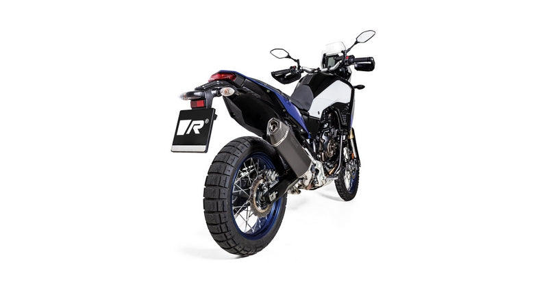 Black Hawk Slip On Sport Exhaust With Connection Tube, Stainless Black, EC- Approval