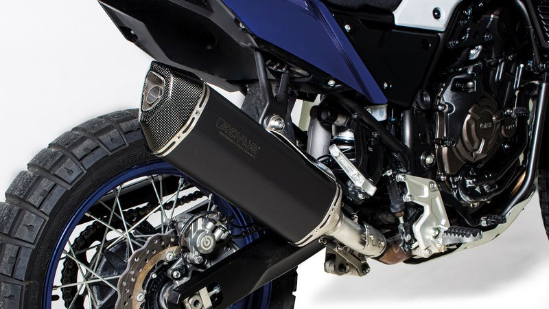 Black Hawk Slip On Sport Exhaust With Connection Tube, Stainless Black, EC- Approval