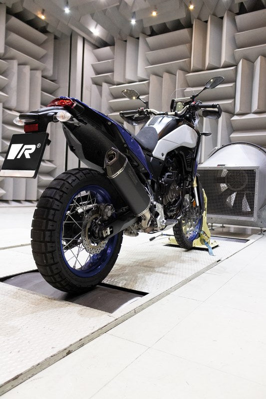 Black Hawk Slip On Sport Exhaust With Connection Tube, Stainless Black, EC- Approval