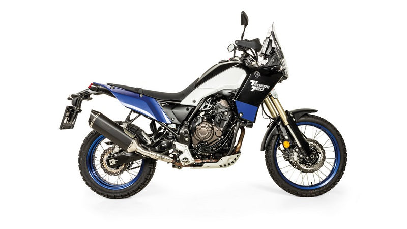Black Hawk Racing Slip On Sport Exhaust With Connection Tube And Removable Sound Insert, Stainless Black, No EC- Approval