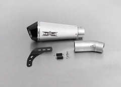 Hypercone, Slip On Muffler With Connecting Tube, Titanium , 65 mm