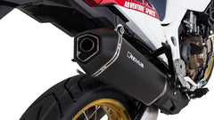 Okami Slip On Sport Exhaust, Stainless Black, EC- Approval