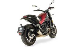 Classic Sport, Slip On Sport Exhaust, Endcap Black-Chrome, Stainless Matt, EC- Approval