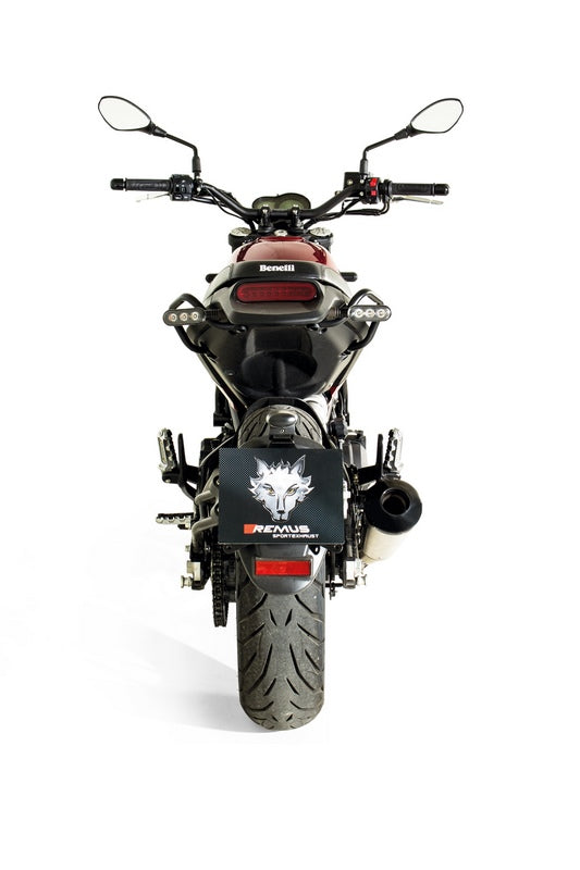 Classic Sport, Slip On Sport Exhaust, Endcap Black-Chrome, Stainless Matt, EC- Approval