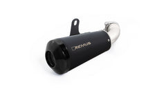 Classic Sport, Slip On Sport Exhaust, Endcap Black-Chrome, Stainless Black, EC- Approval