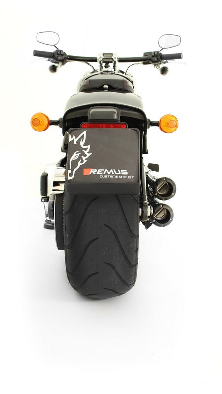 Complete System 2-2 With 2 X Custom Exhaust Ø 102 mm Incl. Cat. Asc, Stainless Chrome, Endcap Short Cut V1 2 Pcs., Alloy Chrome