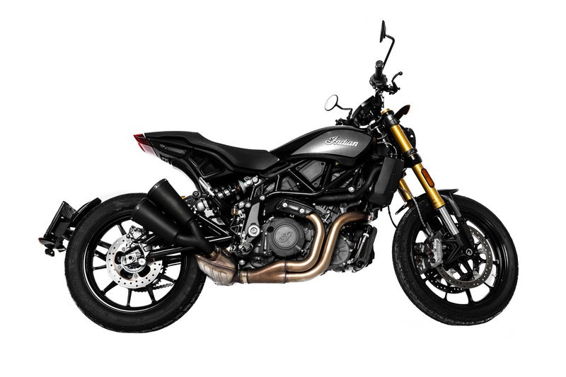 Vertical: Racing Slip On Silencer With Removable Sound Insert, Stainless Black, No EEC- Approval