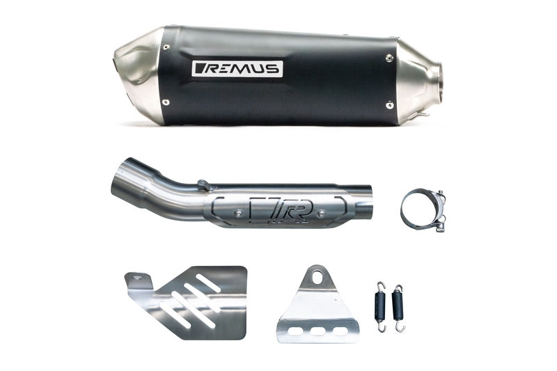 Offroad, Slip On Sport Exhaust, Stainless Black, Connection Tube