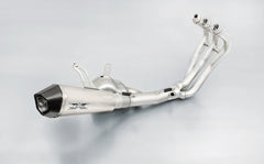 Hypercone, Complete System Header, Front Muffler And Rear Muffler, Titanium, Plug-In Catalytic Converter, 65 mm, EEC