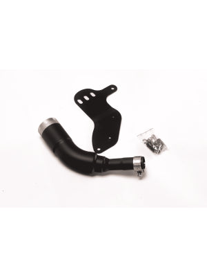 Racing Stainless Black, Machined Aluminium Endcap Silver Coated, Connecting Tube Without Catalytic Converter Black Coated No Ece Type Approval, Powerring Black