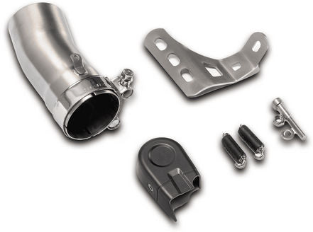 Black Hawk Slip On Sport Exhaust With Connection Tube, Stainless Black, Stainless Connection Tube, Incl. Ece Type Approval