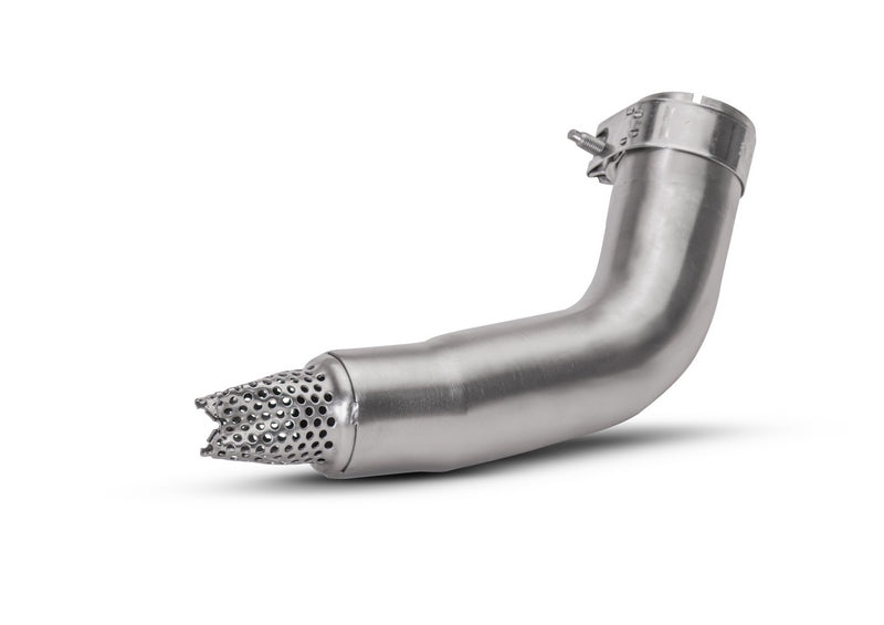 Slip-On Mesh Sport Exhaust, Stainless Brushed, Connection Tube, Incl. Ece Type Approval