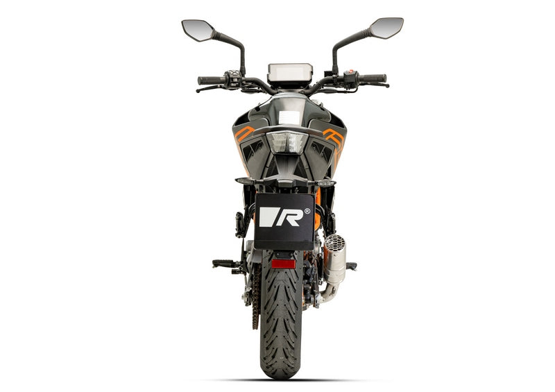 Slip-On Mesh Sport Silencer, Stainless Brushed Connection Tube, Incl. Ece Type Approval
